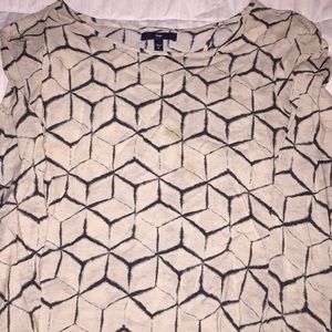 Gap geo-print blouse